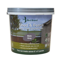 Bird Brand - Outdoor Projects Shed & Fence - Slate Grey