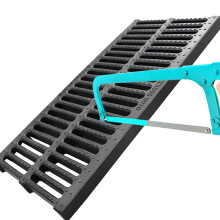 Drain Covers Outdoor, Rectangular Drain Covers, Drain Cover Cut to Size, Drain Covers to Stop Leaves for Patio Lawn Garden (19.7X7