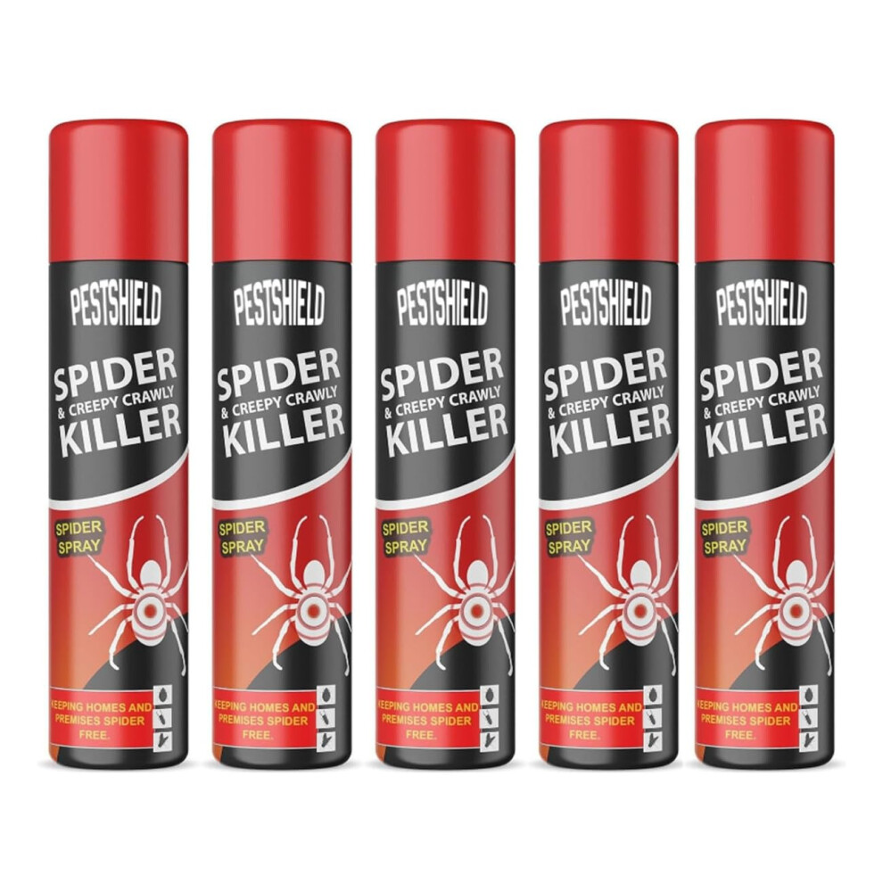 Pestshield Pajee Spider & Creepy Crawly Insect Killer Spray 200Ml (5)