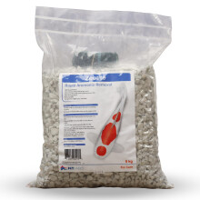 NT Labs Koi Care Zeolite, Zeolite Chunks with Filter Media Bag, Rapidly Removes Toxic Ammonia from Pond Water, Reduces Nitrite and