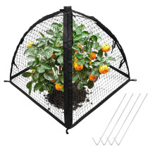 Strawberry Plant Protector,22 x22 x 22 Inch Cloche Dome for Plants,Plant Protection Tent For Plant Cages to Keep Animals Out,Mesh