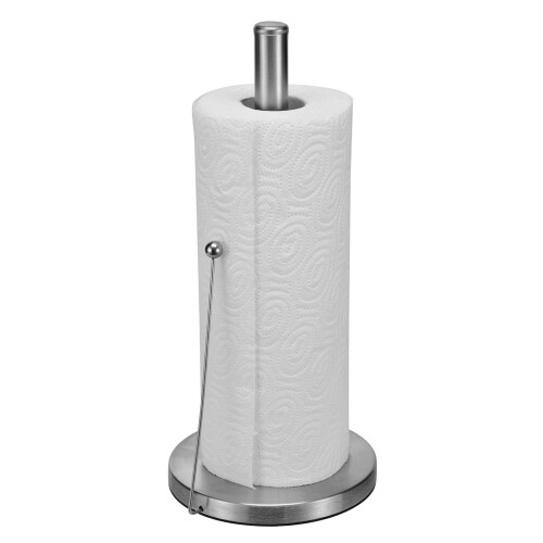Stainless steel kitchen roll holder