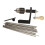 The Beadsmith EZ Coiler Pro – Wire Elements – Includes Mountable Base, 9 Mandrels, Chuck Key, Instructions, and a Storage Case – C 1