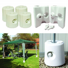 Kingfisher Gazebo Foot Leg Pole Anchor Weights (Pack of 4)