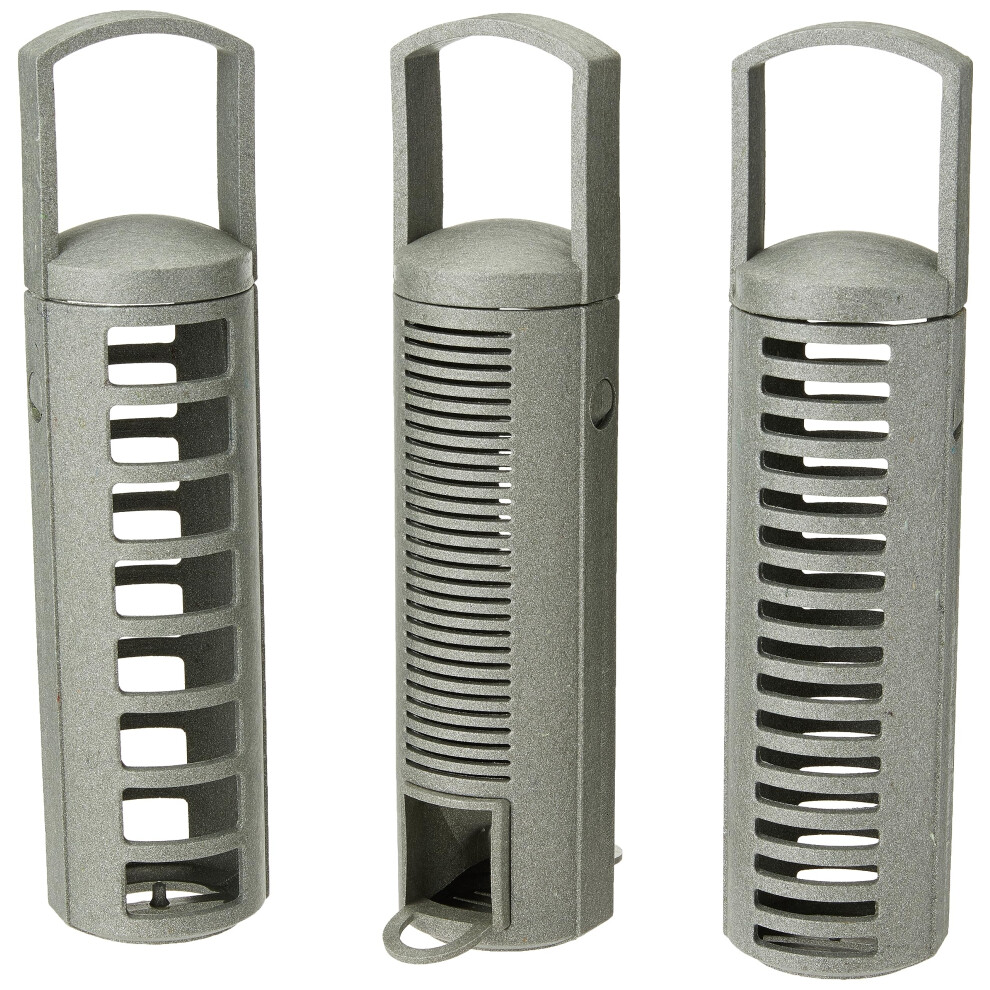 Rosewood Recycled Seed, Peanut And Fat Ball Feeder Set For Wild Bird Food, 25554, Pcak Of 3 Green