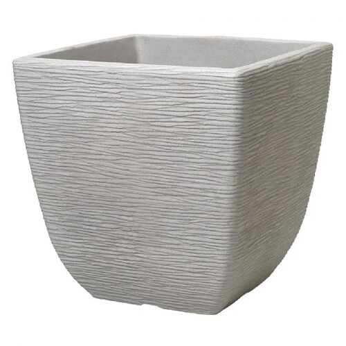 Stewart Cotswold Planter 38cm Square Limestone Grey