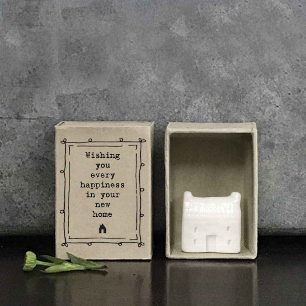 Mini Matchbox Wishing You Every Happiness In Your New Home | New Home Keepsake | Letterbox Gift East Of India