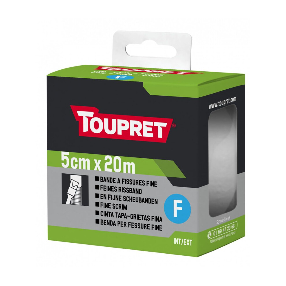 Toupret - Fine Calico Canvas Tape 5 Cm X 20 M 58802151