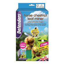 Defenders Horse Chestnut Leaf Miner Pheromone Trap – Twinpack, Refillable, Re-usable Protect Horse Chestnut Trees Naturally and Ke