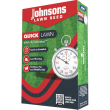 Johnsons Lawn Seed Quick Lawn with Accelerator, Premium Lawn Seed, (4.25KG), Green,Red