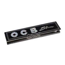 OCB Slim Premium Black King Size Rolling Paper - 10 Booklets by Trendz