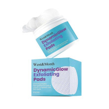 Limited time!!West&Month Exfoliating Pad - Cleans Dead Skin, Fades Dark Spots, Smooths And Brightens Skin