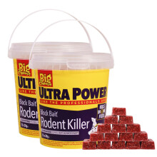 The Big Cheese Ultra Power Bait Blocks - 2 Pack, 30 Total x 20g, Kills Mice and Rats, Pest Control - Rat Killer For Mouse Traps, I