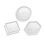6Pcs Epoxy Resin Coasters Molds DIY Crafts Coaster Silicone Mould Cup Mat 1