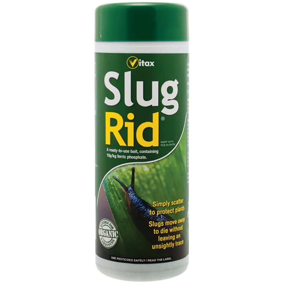 Vitax Slug Rid 300G Ready To Use Pelleted Bait Designed To Control Slugs And Snails