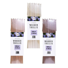 BUSY BEE 2x Large Expanding Wooden Trellis 6Ft x 2Ft colour shades may vary.