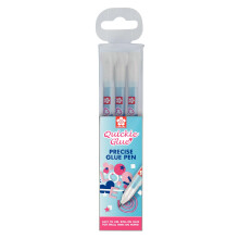 Sakura Quickie Glue Set - 3 Pens - Ideal for Crafts and Scrapbooking - Easy to Use with Adjustable Adhesion