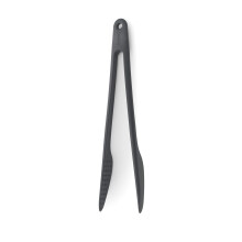 Brabantia 122842 Tasty+ Kitchen Tongs Plus Tweezers, Granite Grey