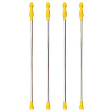 Toddmomy Stainless Steel Sprayer Pole Replacement 4-Pack Long Gardening Sprayer Rod Extension Wand for Agricultural Garden Sprayer