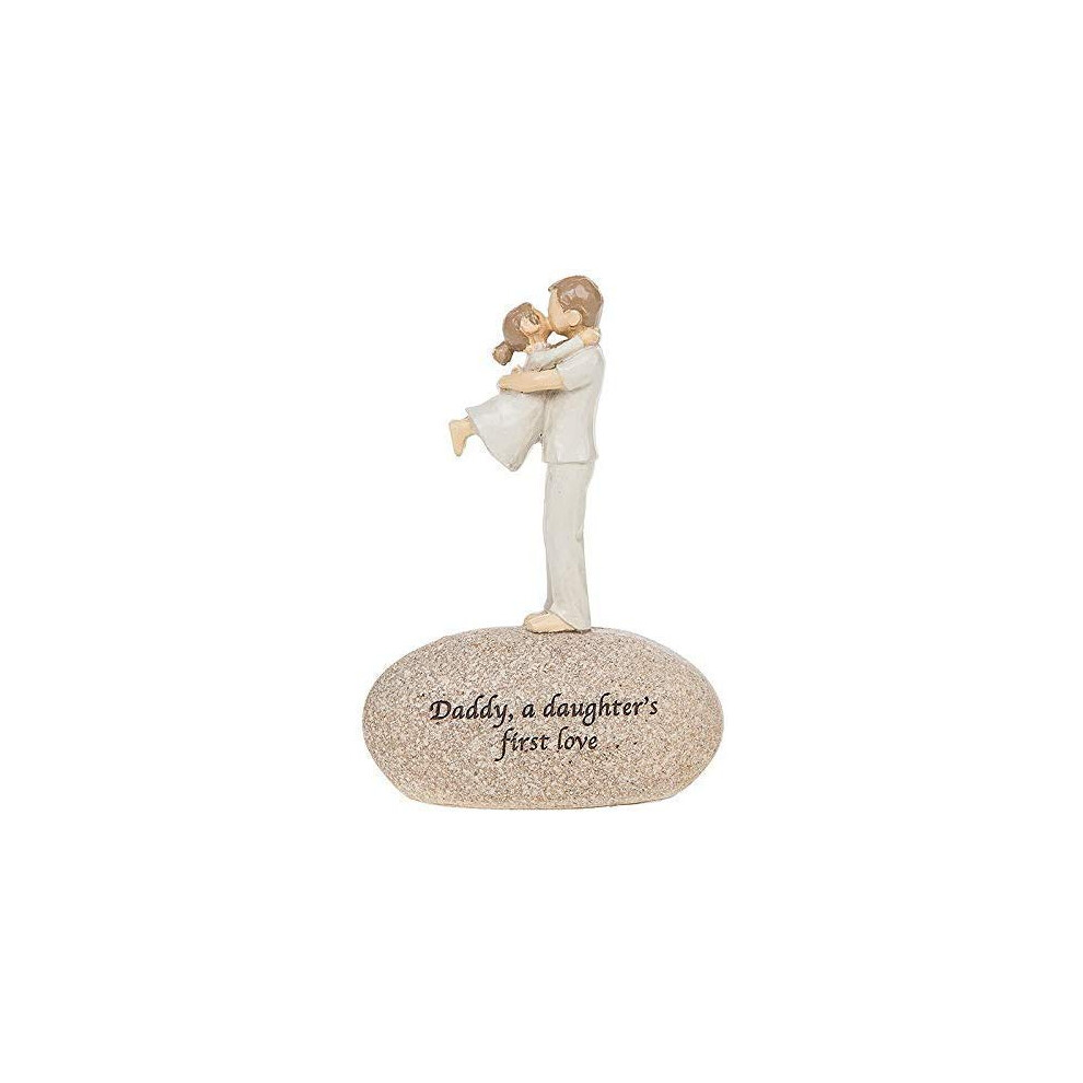 Daddy A Daughters First Love Sentimental Pebble Gift Angels