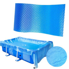 Rectangular pool cover, protective cover, swimming pool solar tarpaulins, bubble wrap, swimming pool insulation film, thicker and