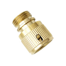 1 Pc 1/2 Inch Garden Hose Quick Connect Fittings, Hose Fitting Water Hose GHT Solid Brass Quick Connector Female Hose Fitting