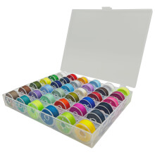 36 Pcs Bobbins for Sewing Machine, Sewing Machine Accessories, Sewing Machine Thread, Pre-Wound Bobbins, Bobbin Case for Brother/J