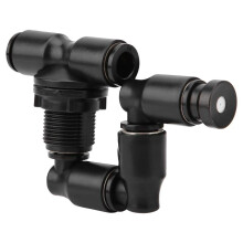 Ecological Rainforest Mist Maker Fogger Nozzle, 360 Degree Adjustable Nozzle Reptiles Fogger Mist Sprinkler Cooling System For Rai