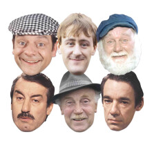 Star Cutouts SMP458 Only Fools & Horses Party Pack Of 6 Cardboard Face Masks