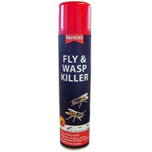 Rentokil 3 x Fly & Wasp Killer Spray 300ml