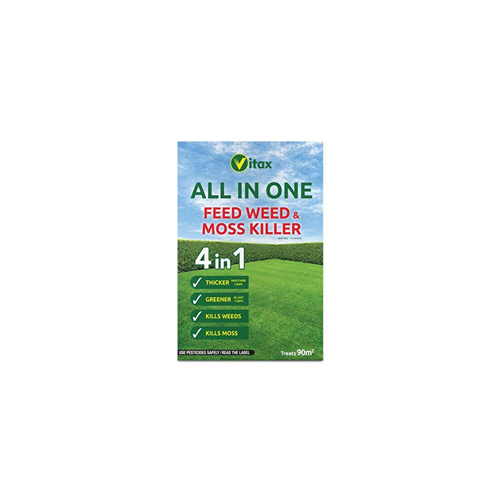 Vitax Feed Weed & Moss Killer - Treats 90M2