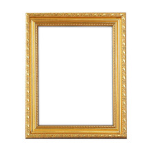 Gold Ornate A4 Picture Frame for Photos, Artwork, or Posters – Baroque Style Ready to Hang or Stand, Wall Hooks Included, Shabby C