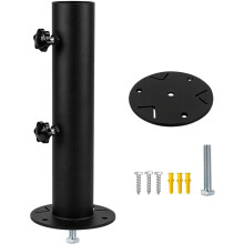 VANROUG Universal Granite Umbrella Stand Tube, Stone Umbrella Tube Base for Outside, Heavy Duty Parasol base, Table Umbrella Tube
