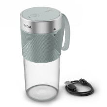 Tefal Lightmix Portable Blender, Powerful Cordless Mini Blender, Rechargeable, Portable Smoothies, Protein Shakes, Blends Ice & Fr