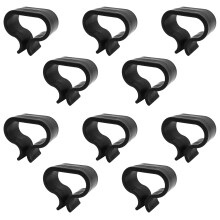 WANGCL 10 Pieces Non-slip Patio Furniture Clips Black Alignment Clips Outdoor Patio Fasteners Sectional Connector for Rattan Furni
