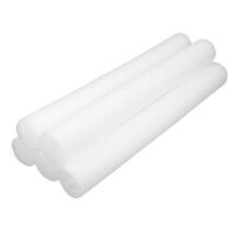 SEWACC 5pcs White Foam Rods for Flower Arranging Lightweight DIY Craft Foam Cylinders for Florists Versatile Bouquet Accessories f