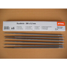 Stihl Rundfeile 6 Piece Files for 3/8 Chains, 5.2mm, 5605 772 5206