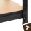 Lagerregal - schwarz 150x75x30 Bigstreen 12