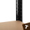Lagerregal - schwarz 150x75x30 Bigstreen 15