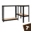 Lagerregal - schwarz 150x75x30 Bigstreen 16
