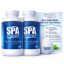 Spa Marvel Liquid Treatment & Conditioner 2-Pack - Natural Hot Tub Water Softener, Balancer, and Skin Moisturizer for 6 Months Sup