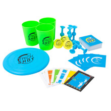 Fizz Creations Trick Shot The Game. Includes All You Need to Practice the Perfect Shot! Includes Stacking Cups, Ping Pong Balls, S