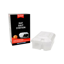 Rentokil Rat Bait Station - Lockable - Tamper-Resistant & Reusable Bait Station for Rodent Control For - For Indoor and Outdoor Us