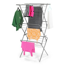 Taylor & Brown Supreme 3 Tier Clothes Airer – Foldable Laundry Drying Rack with 27m Drying Space, Sure Grip Non-Slip Feet, Compact