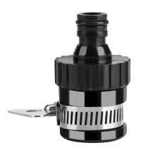 VOBOR Universal Tap Connector, Garden Hose Pipe Adapter, Rubber Stainless Steel Hose Adapter Hose Fitting for Gardening Car Washin