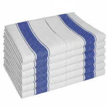 Pack of 10 Large Cotton Kitchen Tea Towels – 100% Soft & Absorbent Dish Cloths for Drying & Cleaning – Multipurpose Tea Towels Set