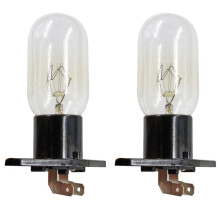 CENPEK 2 Pack Microwave Oven Lamp T170 240V 25W 6.3 MM terminals Fit for Many models