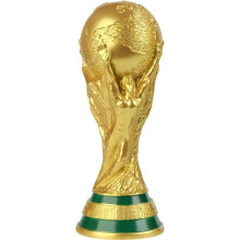 Trofeo di calcio d'oro, Coppa del Mondo, 13 cm, in resina, replica della Coppa del Mondo