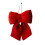 Soft Velvets Bowknot Ornament With String Perfect For-Red M 1