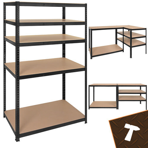 Lagerregal - schwarz 180x100x60 Bigstreen 2